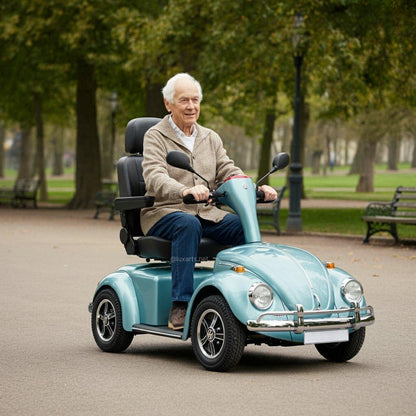 Beetle-inspired mobility scooter