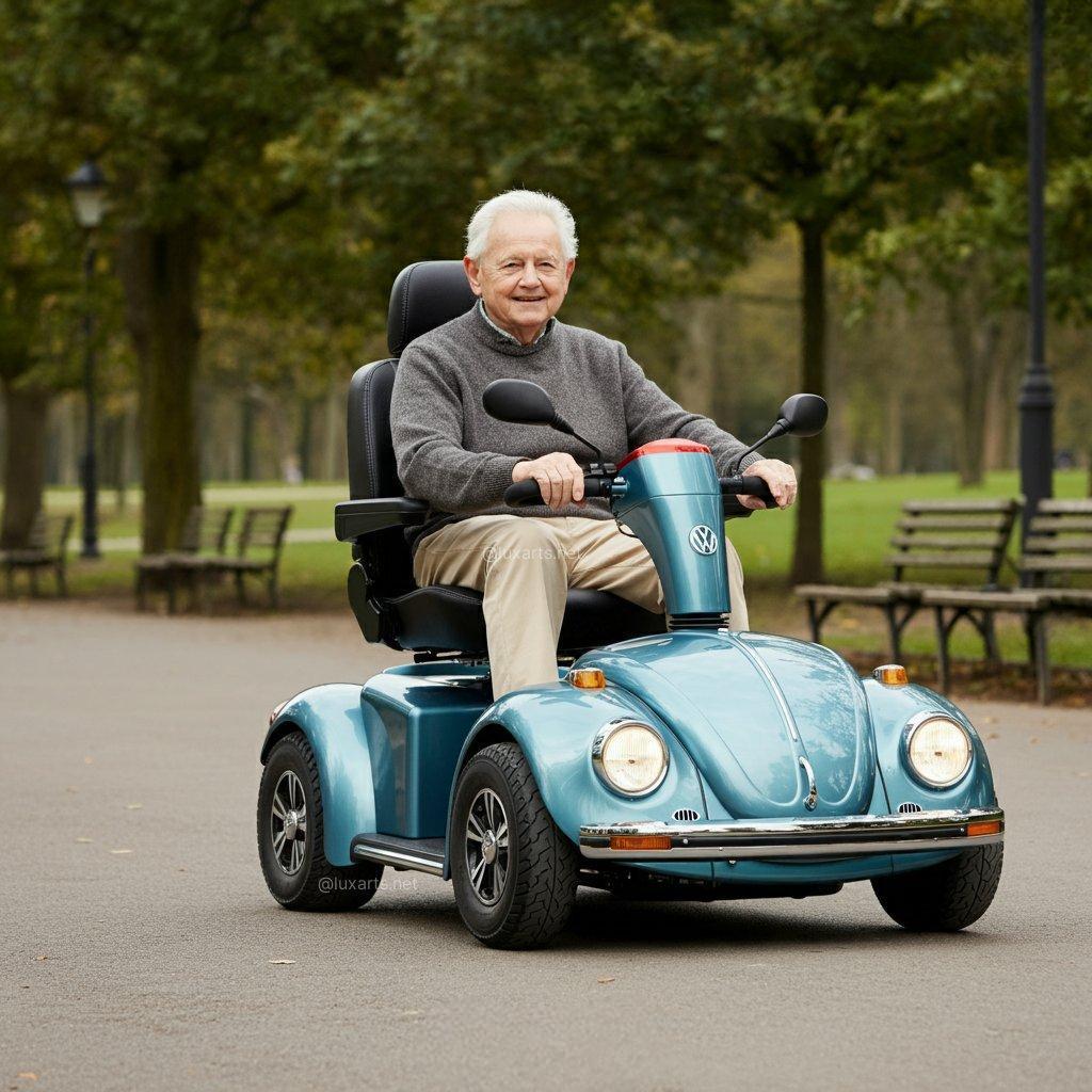 Beetle-inspired mobility scooter