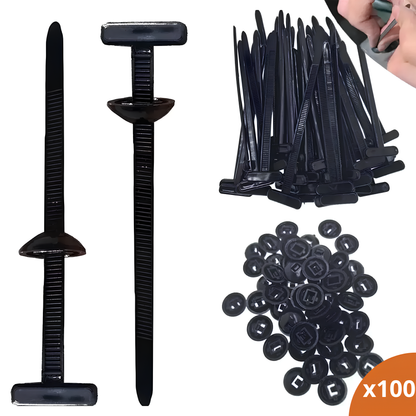 Nylon Cable Tie Loops - Universal Fastening